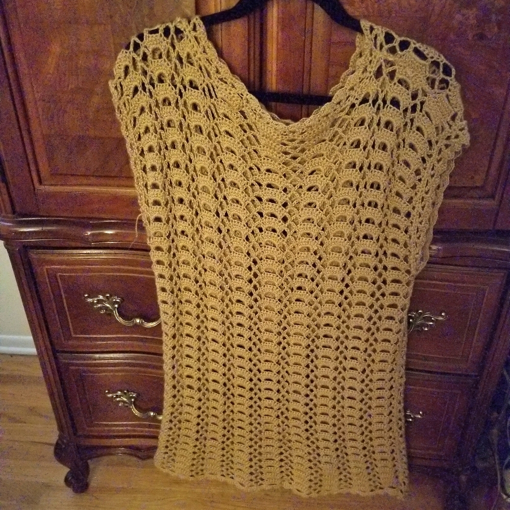 Handmade crochet tunic
